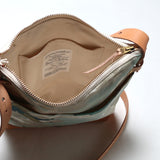 SL656 JOHN DERIAN leather bottom shoulder bag deep S
