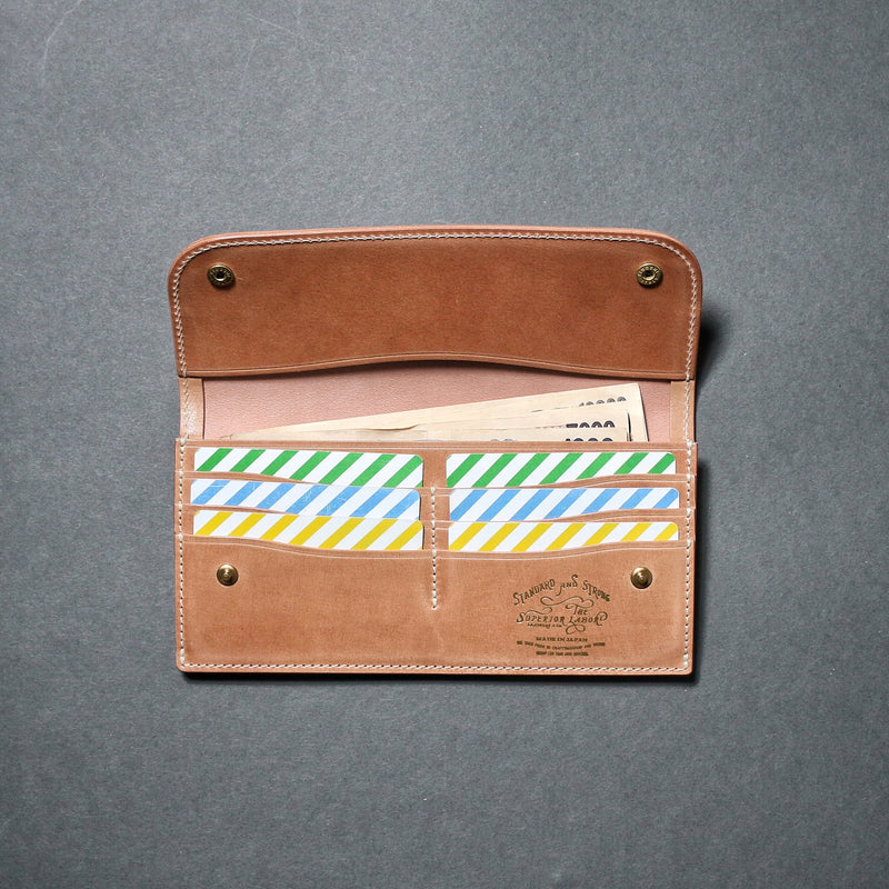 SL247 cordovan long wallet