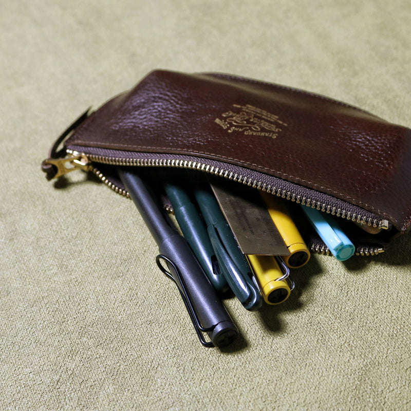 SL236 leather pen case large