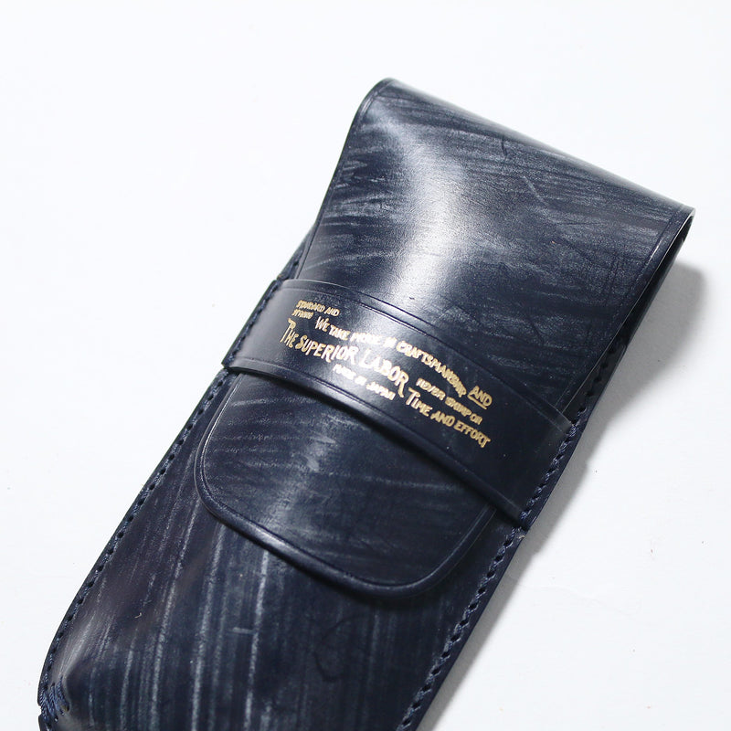 SL259 bridle leather flap pen case