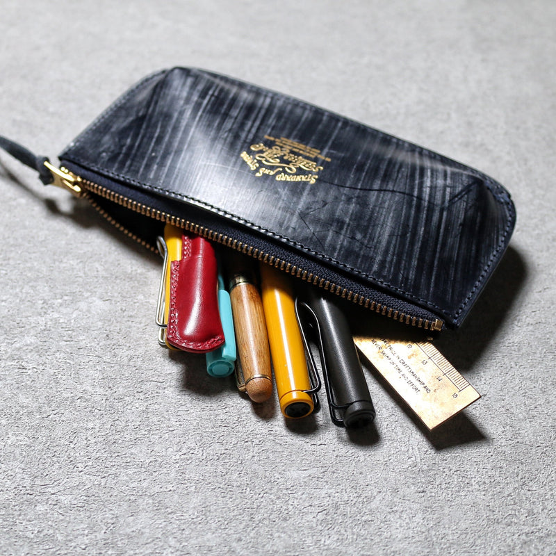 SL175 bridle leather pen case large