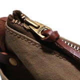 SL038 leather bottom shoulder bag L